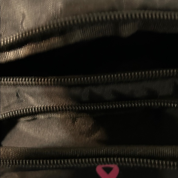 Black Fanny Pack with Pink Ribbon for Breast Cancer. Used very little. 2 pouches - Picture 4 of 9